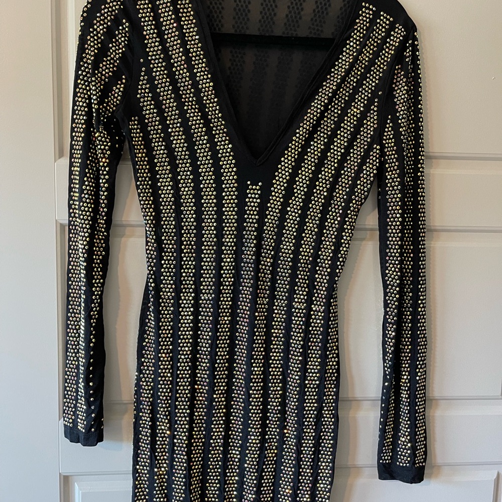 Sheer black dress